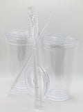 16oz Snow Globe Clear Lid
