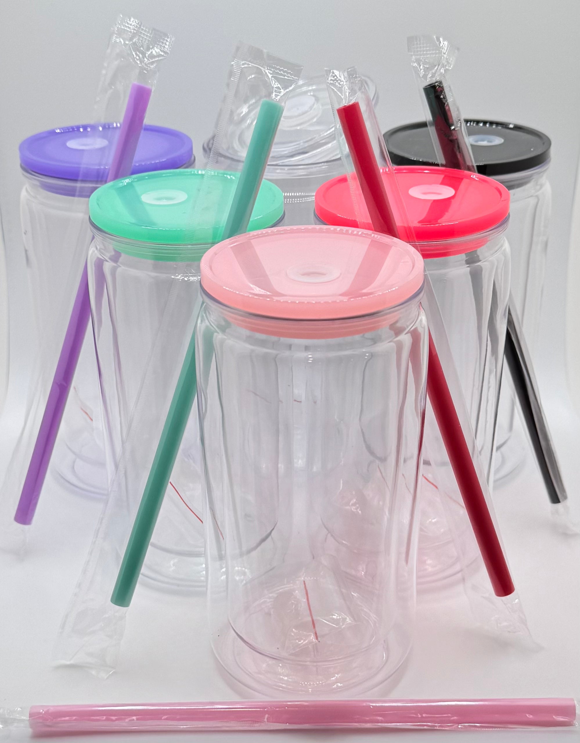 16oz Snow Globe Color Lid